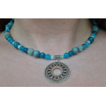 Edelstenen ketting Amazoniet & Apatiet